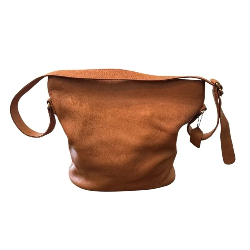 Coach Vintage Sonoma Brown Leather Bucket Bag 6M-4906 - Picture 3 of 12